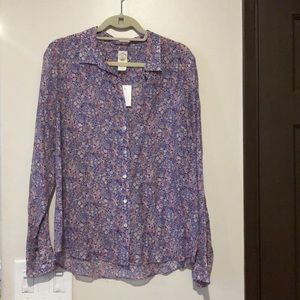 Liberty London J. Crew Button Down Shirt